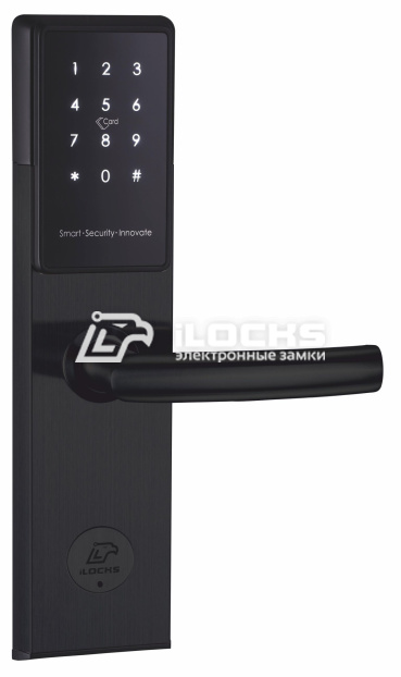 Электронный замок IS8005AB3-Black BL 433+ble